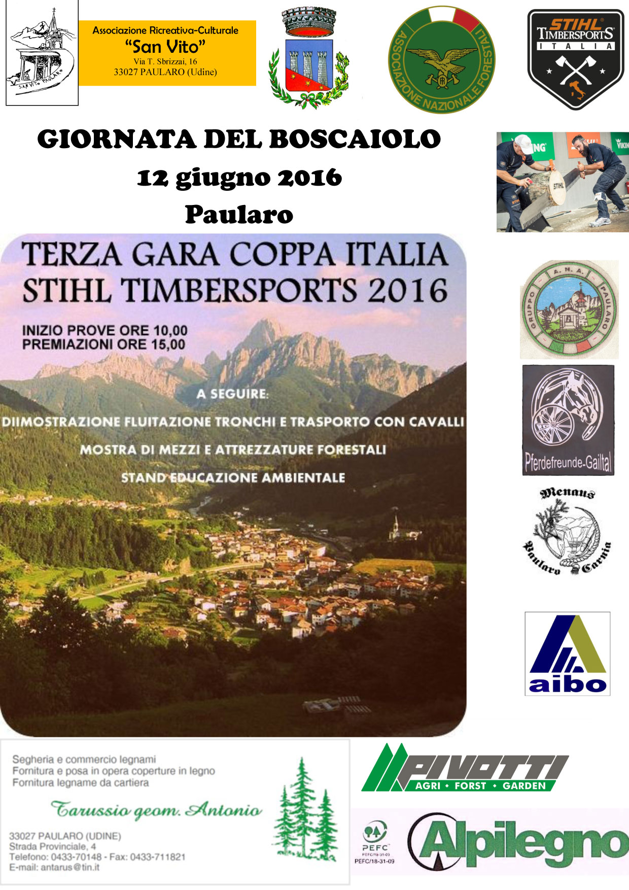 giornata boscaiolo 2016